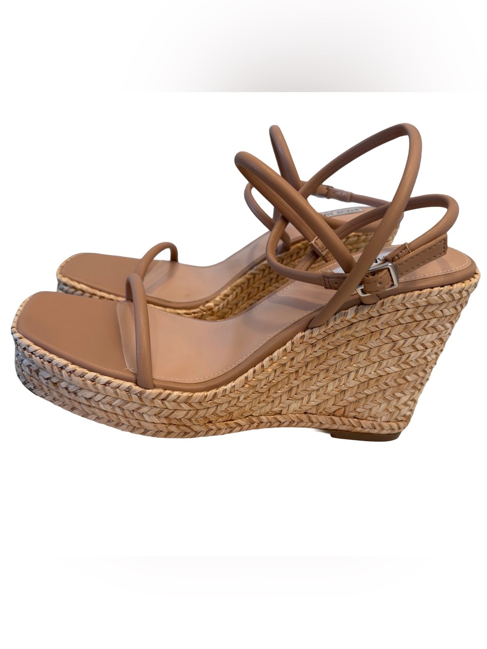 Steve Madden Unify Platform Wedge Espadrille Sandals, Natural Multi Size: 11 NWT - Picture 2 of 7
